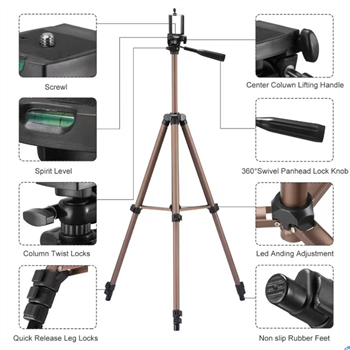 Lightweight Camera Mount Tripod Stand With Bag