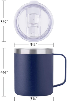 Vacuum Insulated Camping Mug with Lid