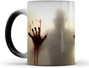 11 OZ Heat Sensitive Color Changing Walking Corpse Horror Coffee Mugs