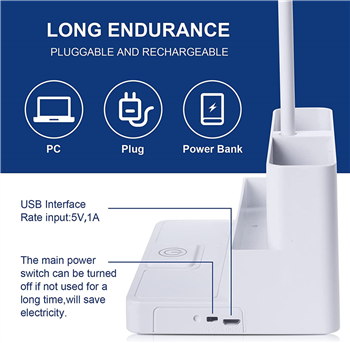 LED Desk Lamp with Pen/Phone Holder Function
