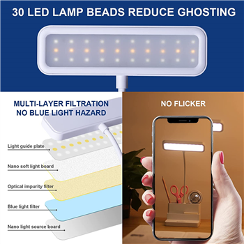 LED Desk Lamp with Pen/Phone Holder Function