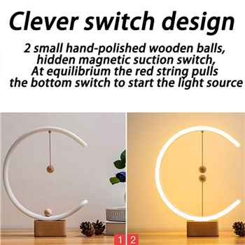 Smart Magnetic Suspension Balance Lamp