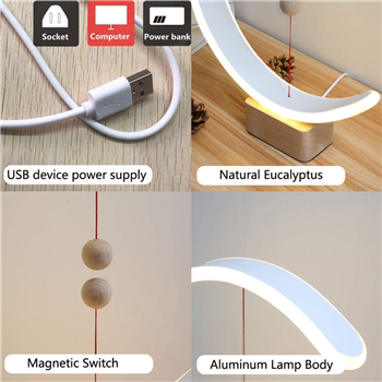 Smart Magnetic Suspension Balance Lamp