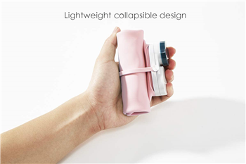  Portable Food Grade Silicone Foldable Travel Reusable Leak Proof Water Bottles
