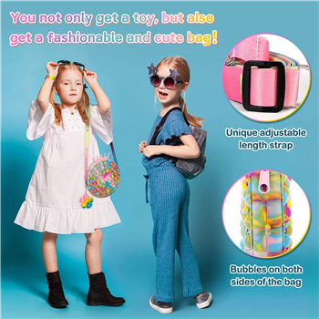 Pop Shoulder Bag Purse Fidget It Toys for Girls