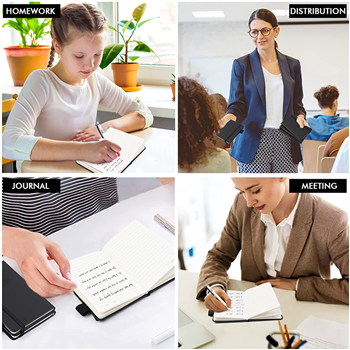  Pocket Notebook Journals with Pen