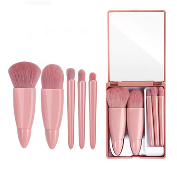 Makeup Brush Set With Mirror