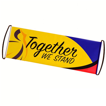 Polyester Hand Held Scroll Banner