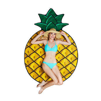Custom Shape Microfiber Terry Beach Towel 