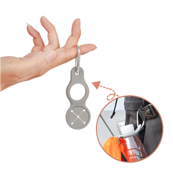 Silicone Carabiner With Water Bottle Buckle And Towel Buckle