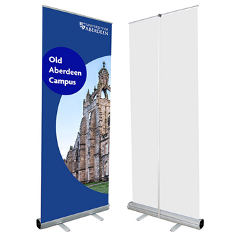 32"x82" Econo Roll Retractable Banner Stand w/ Graphic 