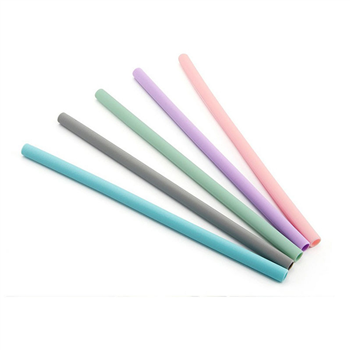 Reusable Silicone Straw with Travel Case