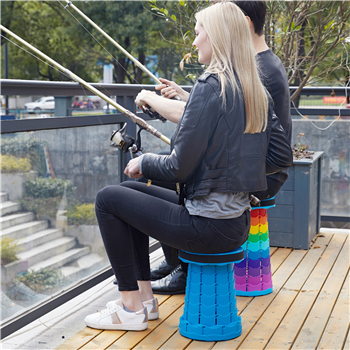 Rainbow Retractable Folding Stool