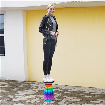 Rainbow Retractable Folding Stool