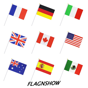 5.5" x 8.3" Hand Flag