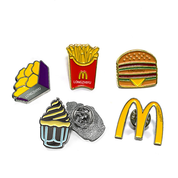 1.2" Die Struck Iron Soft Enamel Lapel Pin