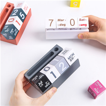 Desktop Calendar with Holder