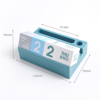 Desktop Calendar with Holder