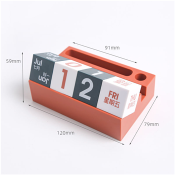 Desktop Calendar with Holder