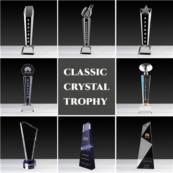 Classic Crystal Trophy