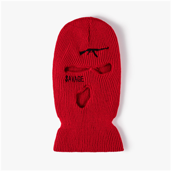 Custom 3-Hole Knitted Ski Hat