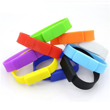 Silicone Bracelet With 4GB U Disk