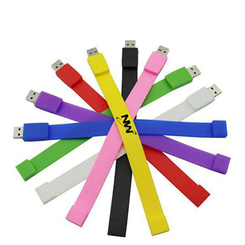 Silicone Bracelet With 4GB U Disk