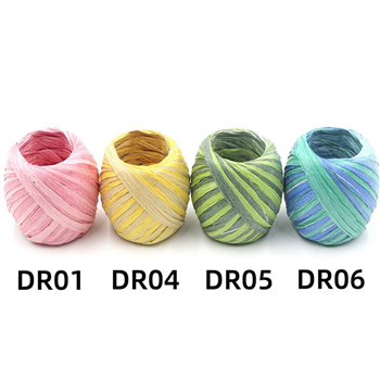 Mix-Colors Recycled Paper Ribbon 