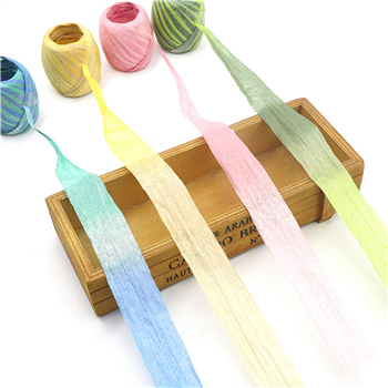 Mix-Colors Recycled Paper Ribbon 
