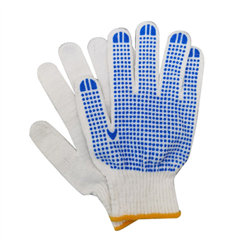 Cotton Gloves With Glue Points