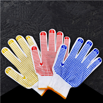Cotton Gloves With Glue Points