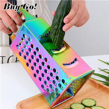 Stainless Steel Multifunctional Cheese Grater/ Slicer for Vegetable Fruit