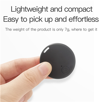 Round-Shaped Wireless Smart Bluetooth Tracker Anti-Lost Device Keychain Key Finder