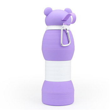 600ml Bear Collapsible Water Bottle