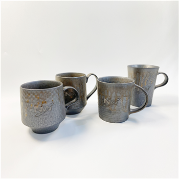 Retro Style Rust Coffee Mug