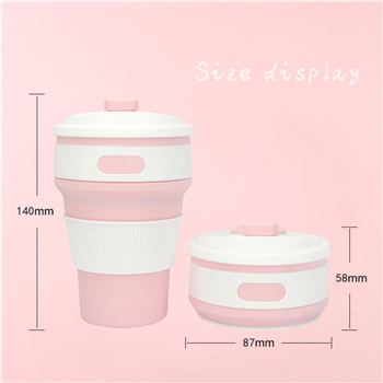 11 oz Silicone Collapsible Water Bottle