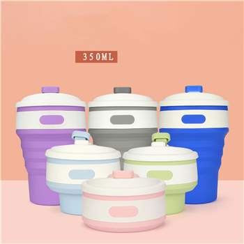 11 oz Silicone Collapsible Water Bottle