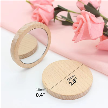 Wooden Pocket Mirror