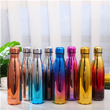 17 oz. Electroplated Glossy Cola Bottle Thermos