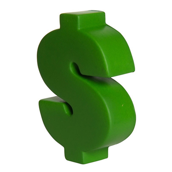 Dollar Sign PU Stress Reliever