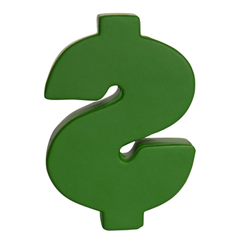 Dollar Sign PU Stress Reliever