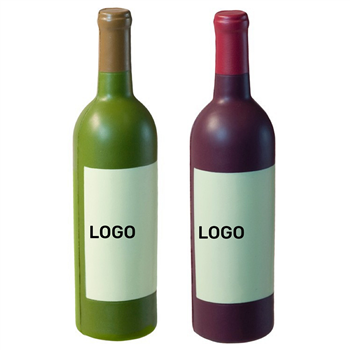 Wine Bottle PU Stress Reliever