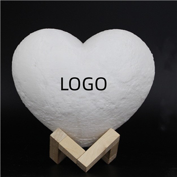 3D Print LED Heart Moon Shaped Slapping Night Light