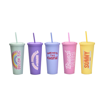 16 oz. Rubberized Finish Double Wall Tumbler