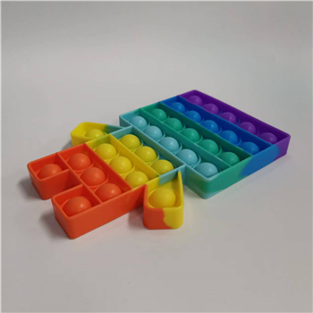 Robot Shape Silicone Pop Push Bubble Fidget
