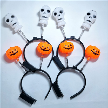 Flashing Pumpkin  LED Headband