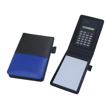 PU Portable Notebook With Calculator