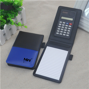 PU Portable Notebook With Calculator