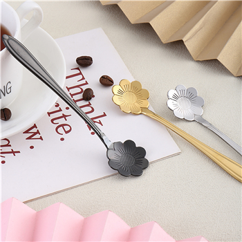 Cosmos Flower Style Stainless Steel Spoon