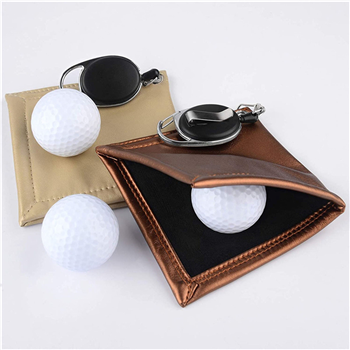 Golf Ball Towel with Retractable Hook